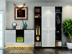 客餐廳裝修效果圖 新實(shí)用主義家具效果圖g22987 尚品宅配