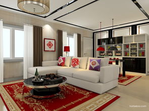 客餐廳裝修效果圖 簡約主義家具效果圖g17862 尚品宅配