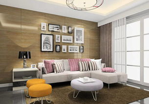 25 30平方現(xiàn)代簡約風(fēng)格客餐廳家具裝修效果圖