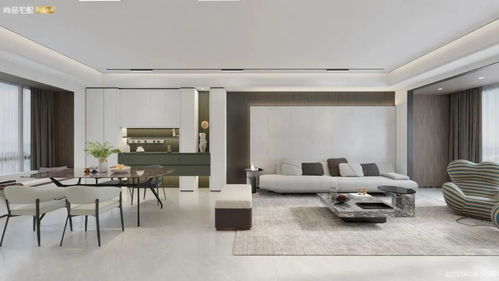 尚品宅配多元化運用線條搭配,點綴空白